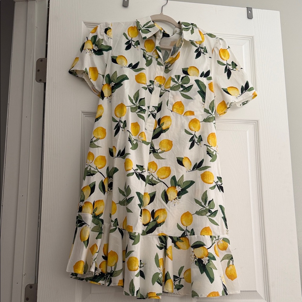 Cynthia Rowley Citrus Print Dress
